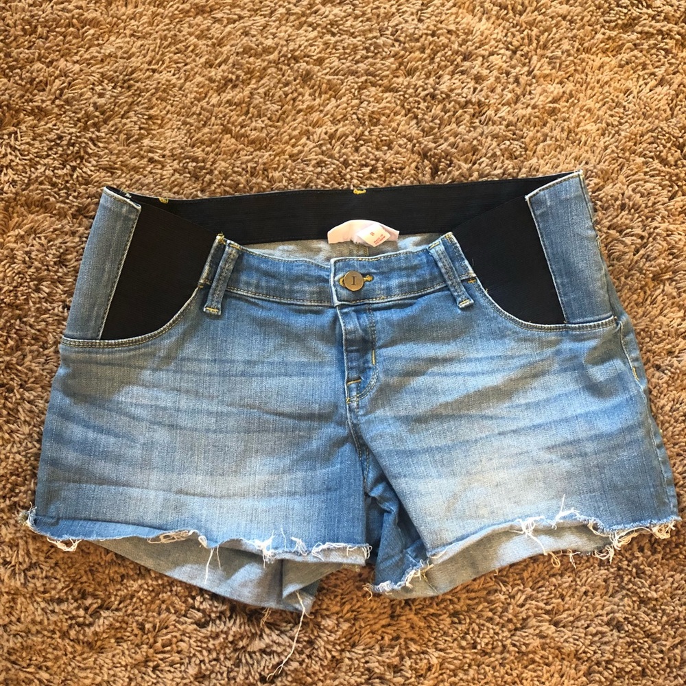 Isabel Maternity jean shorts
